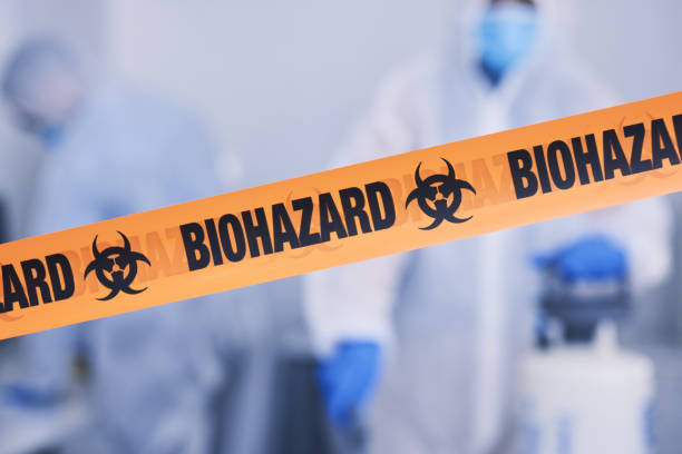 Professional Biohazard Cleanup technician working in Grand Island, FL